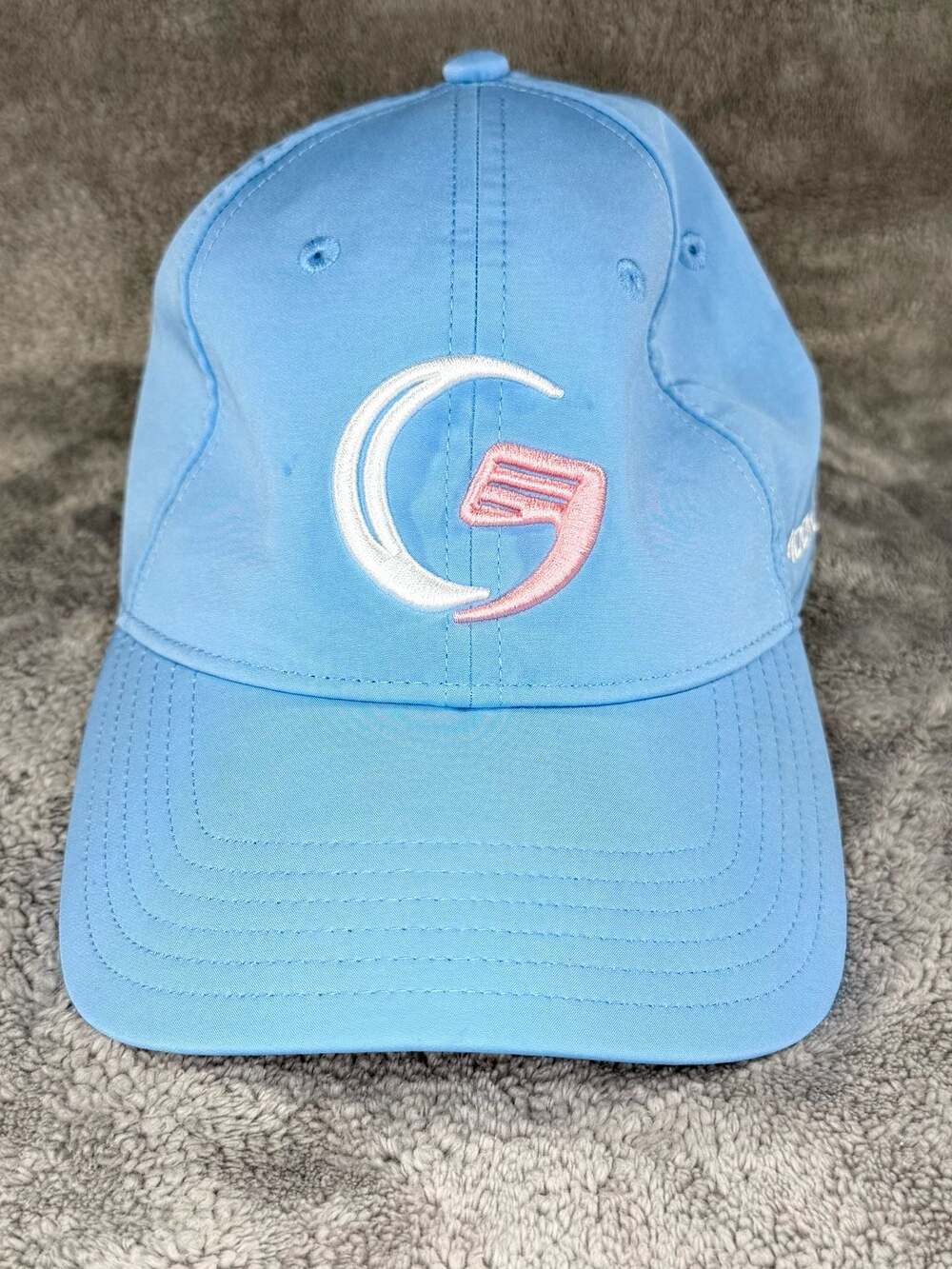 TaylorMade Moon Golf Performance Adjustable Strapback Hat Baby Blue